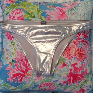 Metallic bikini bottoms